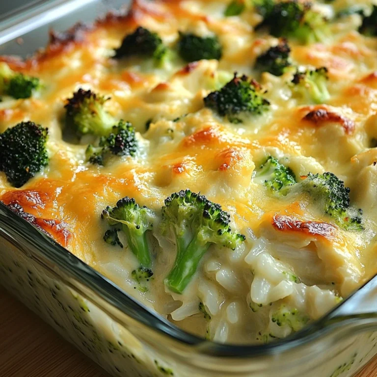 Comforting Cheesy Chicken and Broccoli Bake